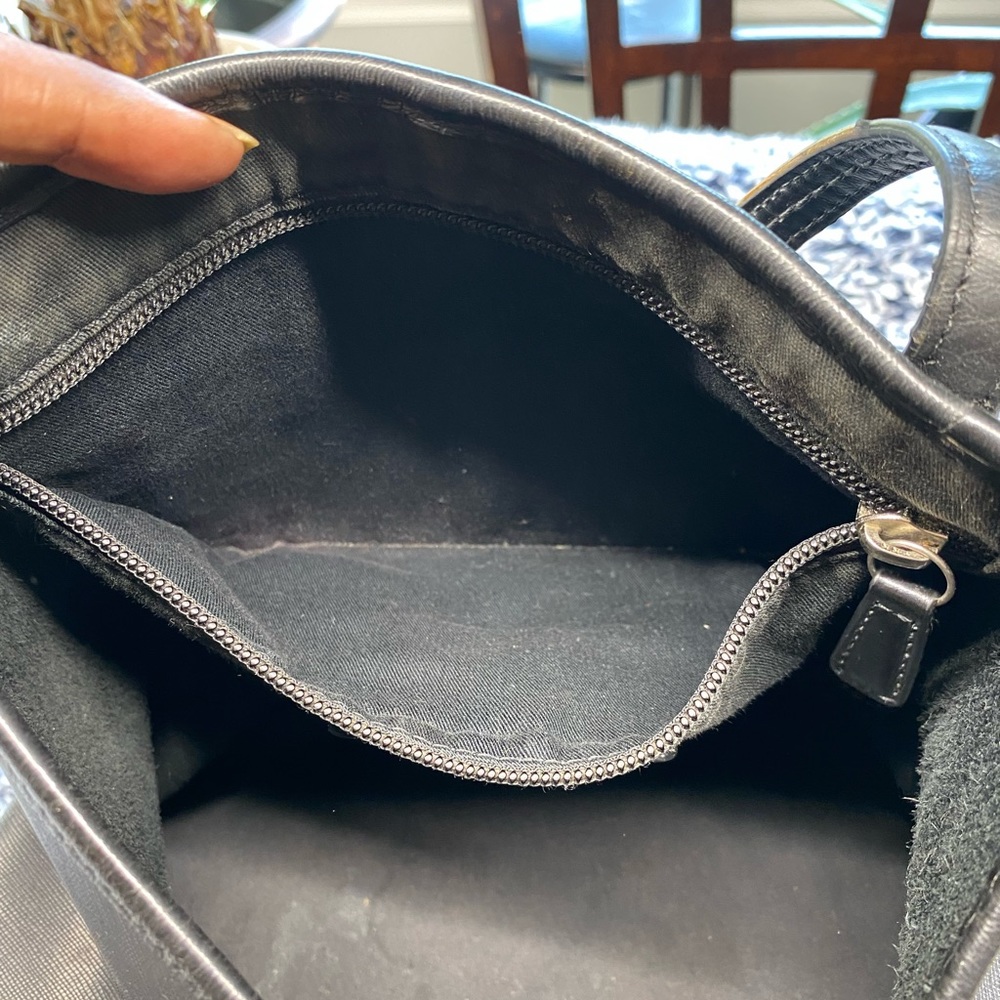 Black coach tote bag - Picture 6 of 8
